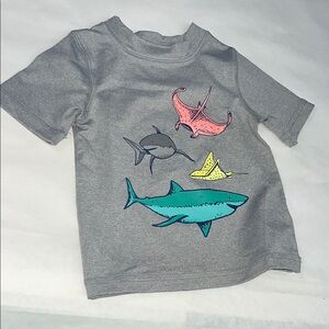 Cat & Jack Gray Ocean Adventure Tee